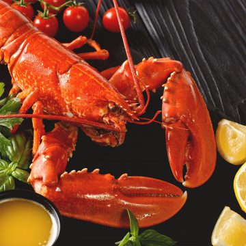 Boiled crab meat
